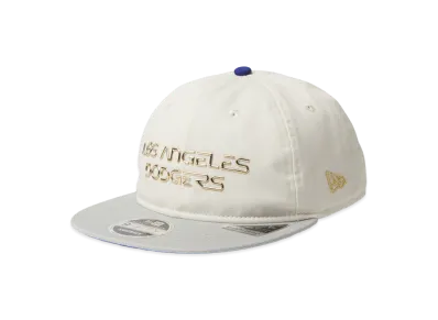 NEW ERA x Hajime Sorayama x MLB RC 9Fifty Flat Visor TPU Logo Los Angeles Dodgers "Ivory/Medium Silver"