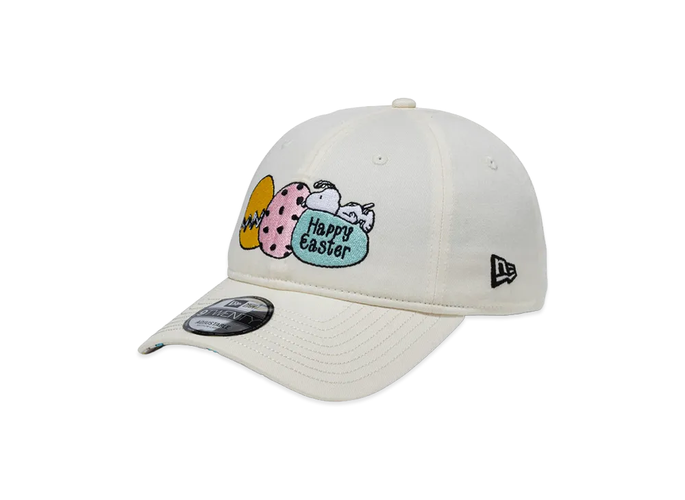 NEW ERA x PEANUTS 9Twenty Easter Snoopy "Chrome White"