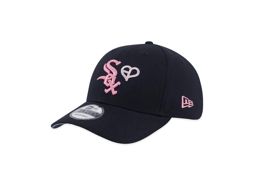NEW ERA x BLACKPINK x MLB 9Forty Chicago White Sox "Black"