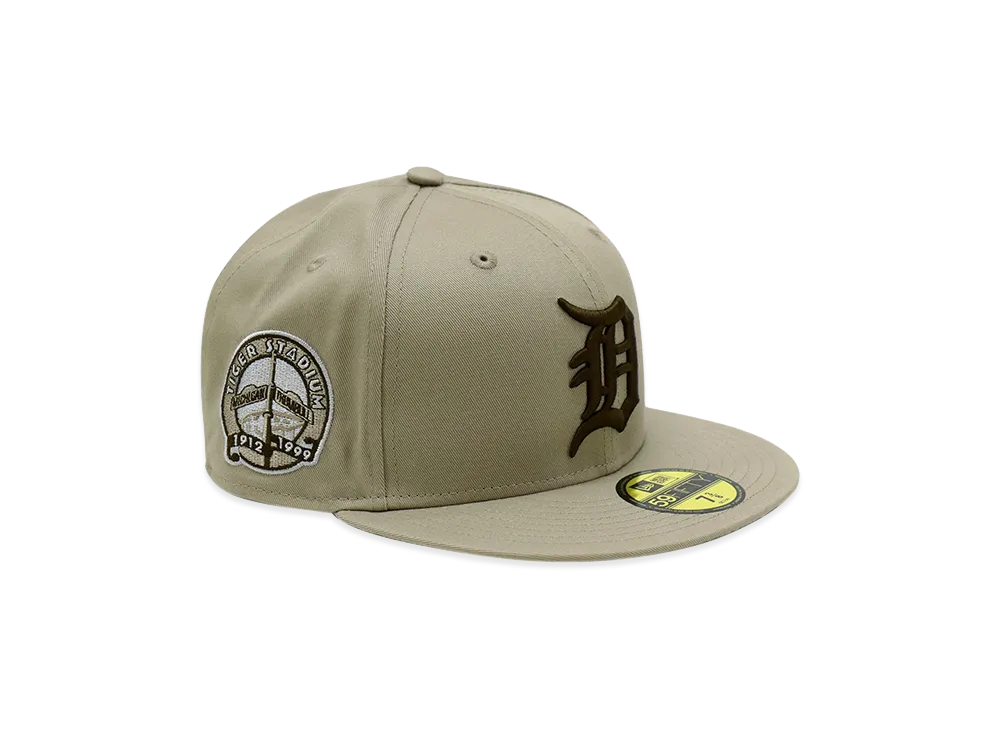 NEW ERA x THE CAP 59Fifty Unwind Mocha Detroit Tigers "Pebble"