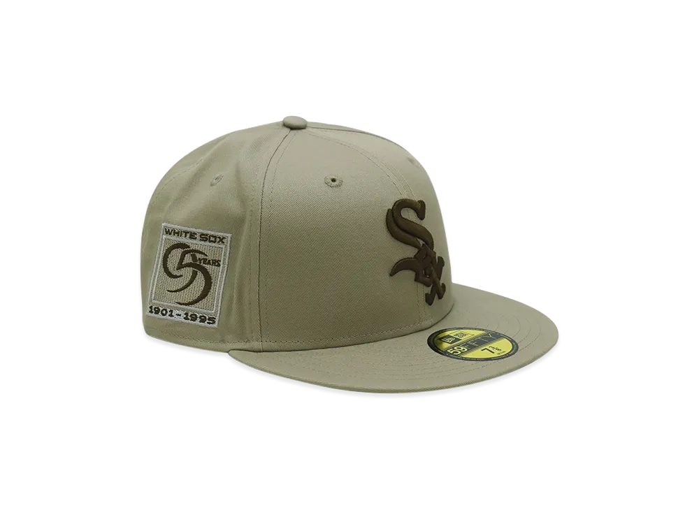 NEW ERA x THE CAP 59Fifty Unwind Mocha Chicago White Sox "Pebble"
