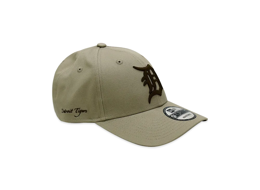 NEW ERA x THE CAP 9Forty Unwind Mocha Detroit Tigers "Pebble"