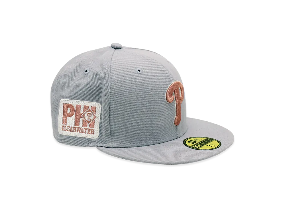 NEW ERA x THE CAP 59Fifty Metallic Horus Philadelphia Phillies "Gray"