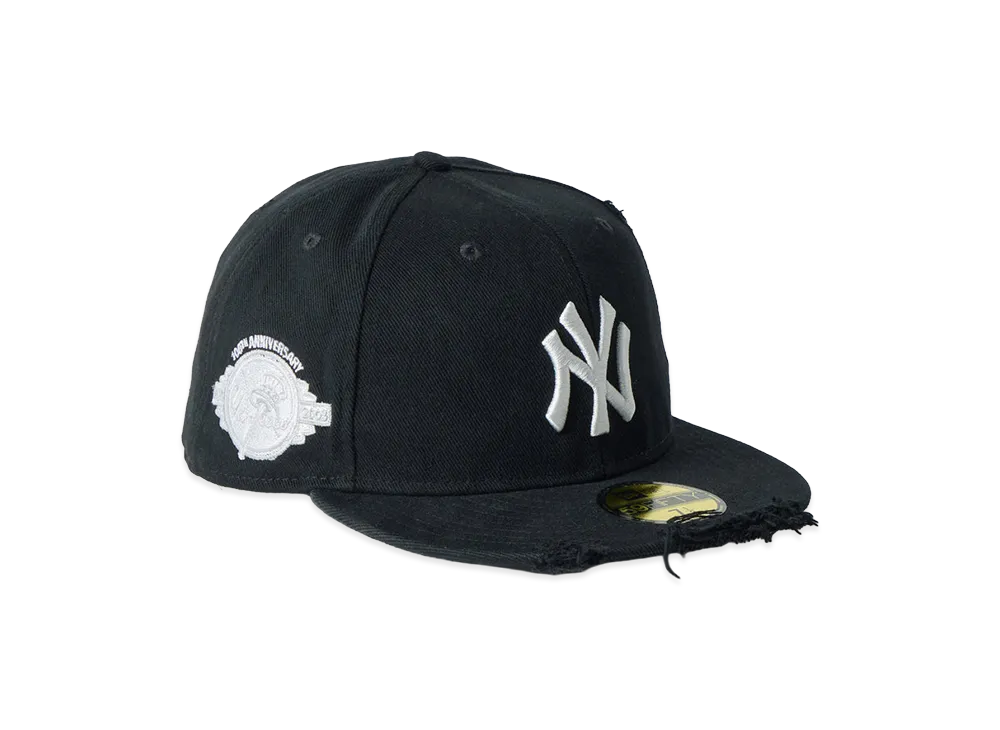 NEW ERA 59Fifty MLB Damaged Cap New York Yankees "Black"