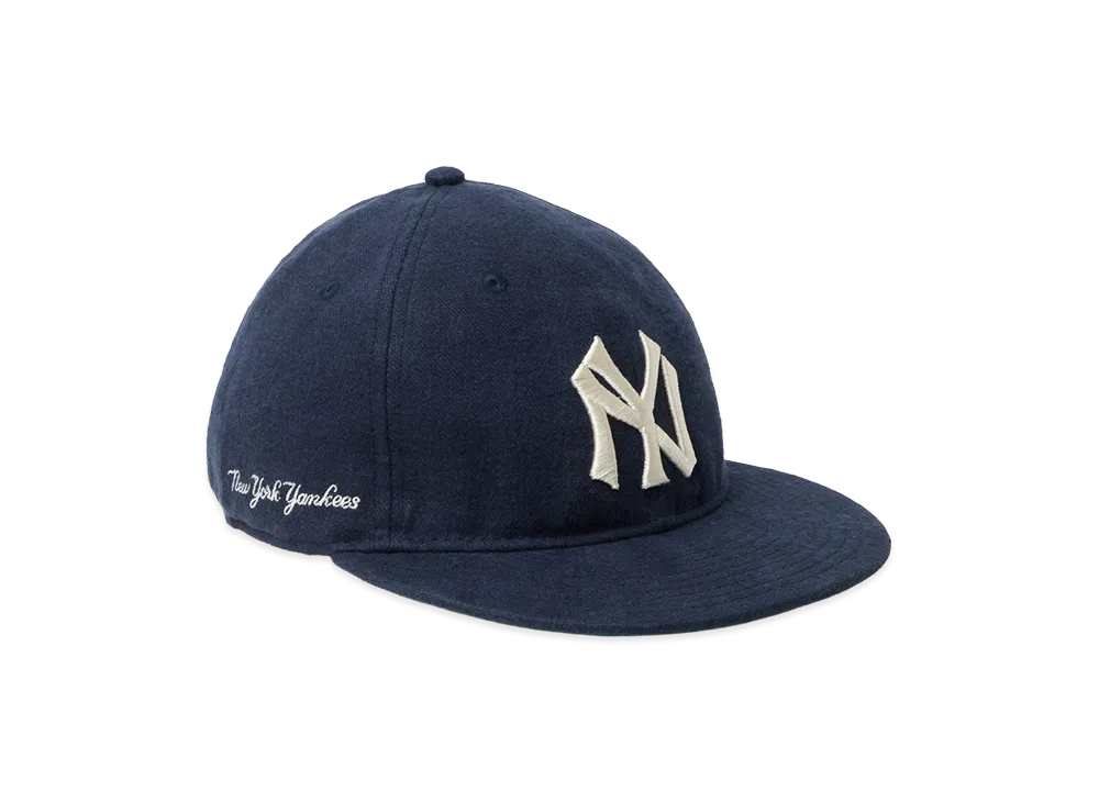 NEW ERA RC 9Fifty Flat Visor French Linen Cooperstown New York Yankees "Navy"