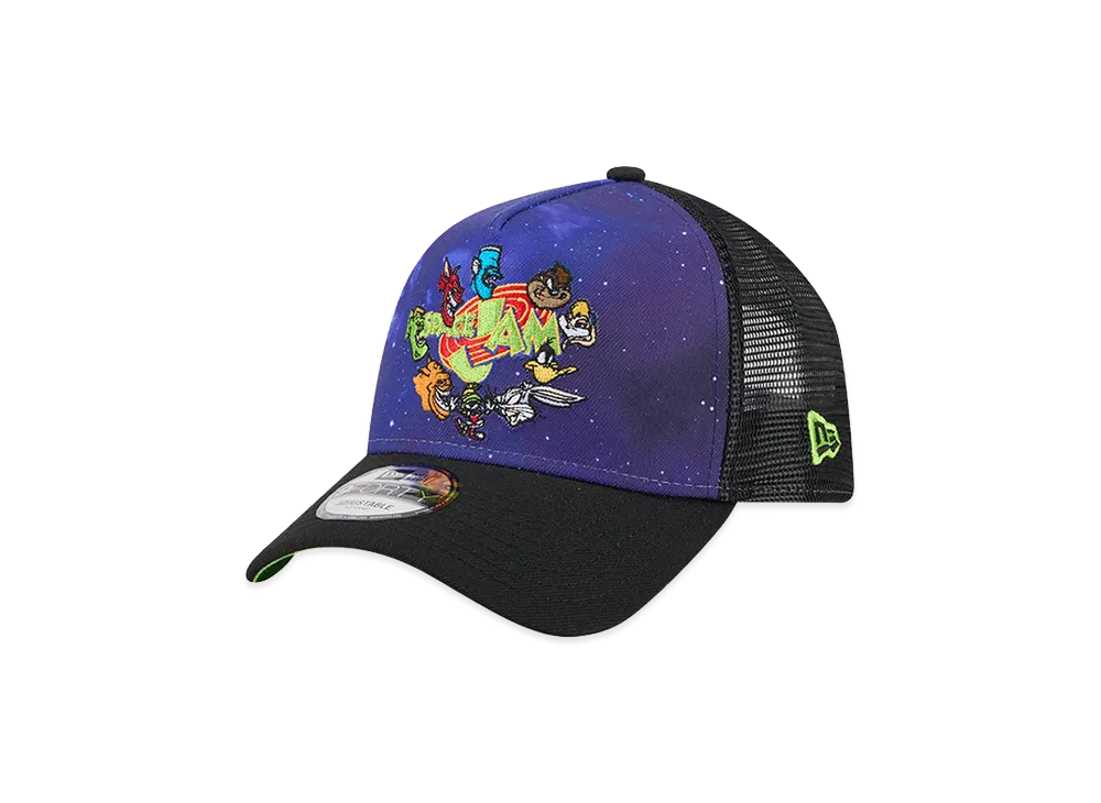 NEW ERA 9Forty A-Frame Trucker Space Jam Rivalry "Purple/Black"
