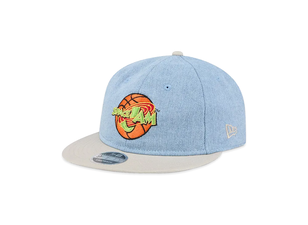 NEW ERA RC 9Fifty Space Jam Logo "Washed Denim/Stone"