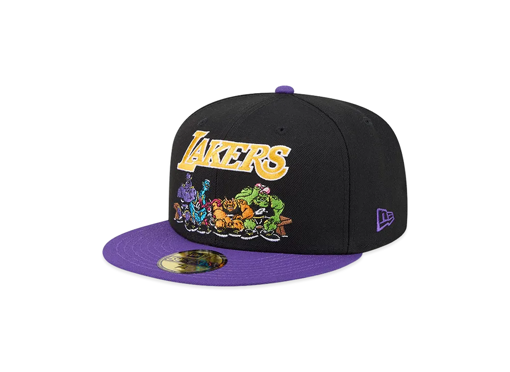 NEW ERA 59Fifty Space Jam Los Angeles Lakers Monstars "Black/Purple"