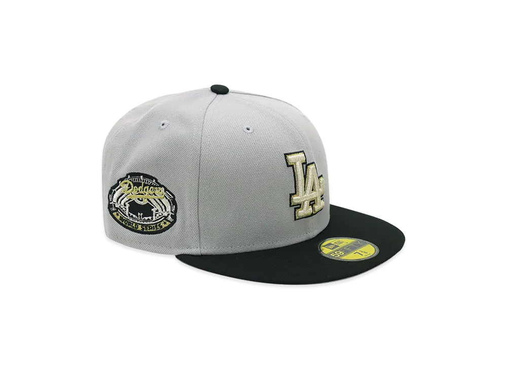 NEW ERA x THE CAP 59Fifty Midnight Royalty Los Angeles Dodgers "Gray/Black"