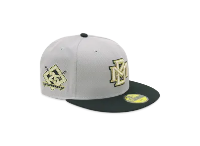 NEW ERA x THE CAP 59Fifty Midnight Royalty Milwaukee Brewers "Gray/Black"