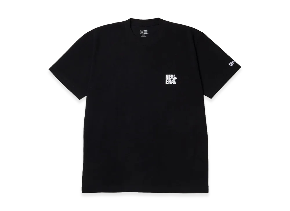 NEW ERA Short Sleeve Cotton T-Shirt Vintage Peanuts Peanuts Joe Cool "Black"