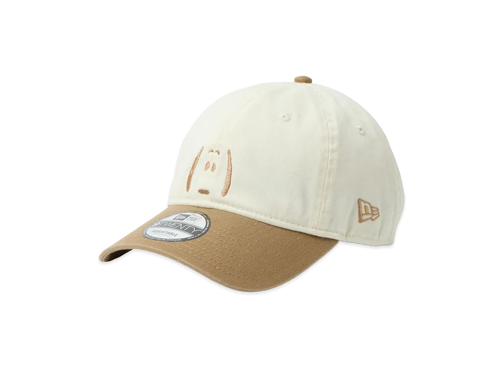 NEW ERA 9Twenty Vintage Peanuts Peanuts 2-Tone "Chrome White/Khaki"