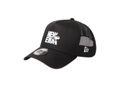 NEW ERA 9Forty A-Frame Trucker Vintage Peanuts Peanuts Joe Cool "Black"