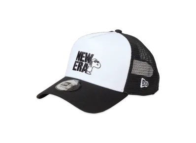 NEW ERA 9Forty A-Frame Trucker Vintage Peanuts Peanuts Joe Cool "Black/White"