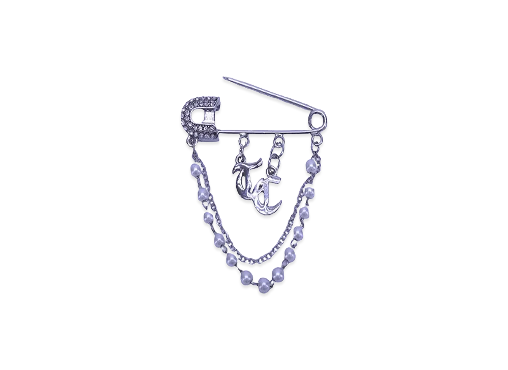 NEW ERA x THE CAP Pins Safety Chain "Silver"