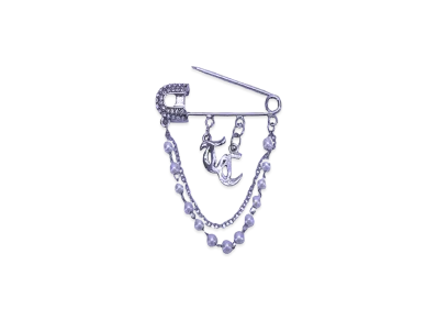 NEW ERA x THE CAP Pins Safety Chain "Silver"