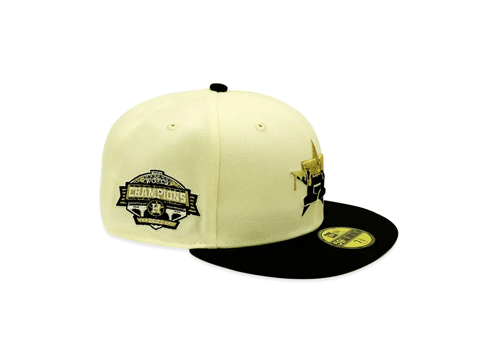 NEW ERA x THE CAP 59Fifty Super Drip Houston Astros "Chrome White/Black"