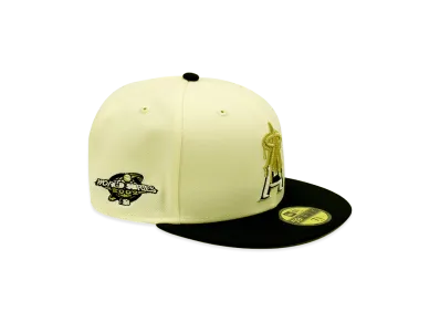 NEW ERA x THE CAP 59Fifty Super Drip Los Angeles Angels "Chrome White/Black"