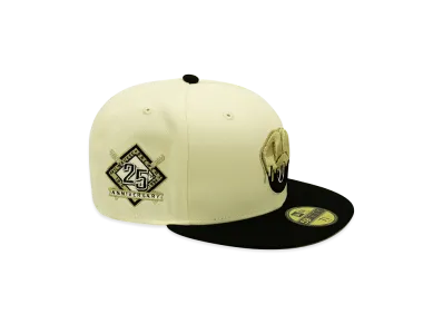 NEW ERA x THE CAP 59Fifty Super Drip Milwaukee Brewers "Chrome White/Black"