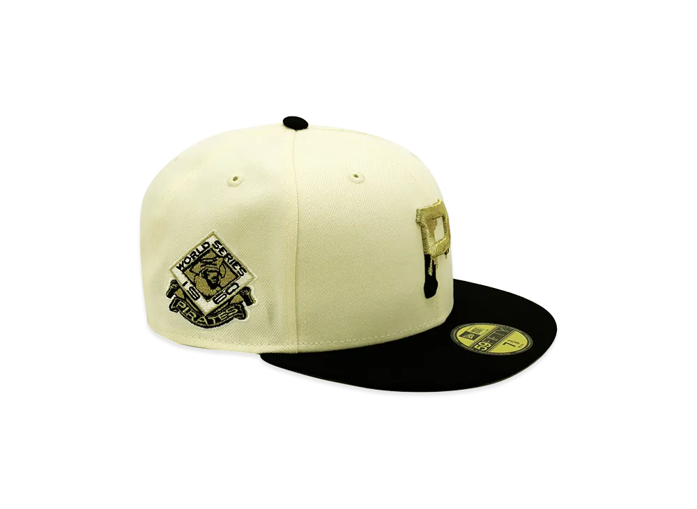 NEW ERA x THE CAP 59Fifty Super Drip Pittsburgh Pirates "Chrome White/Black"