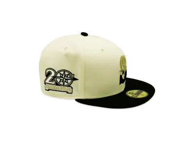 NEW ERA x THE CAP 59Fifty Super Drip Seattle Mariners "Chrome White/Black"