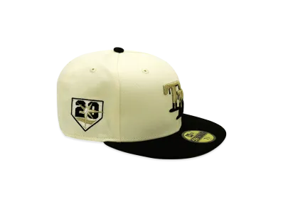NEW ERA x THE CAP 59Fifty Super Drip Tampa Bay Rays "Chrome White/Black"