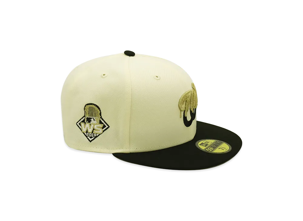 NEW ERA x THE CAP 59Fifty Super Drip Washington Nationals "Chrome White/Black"