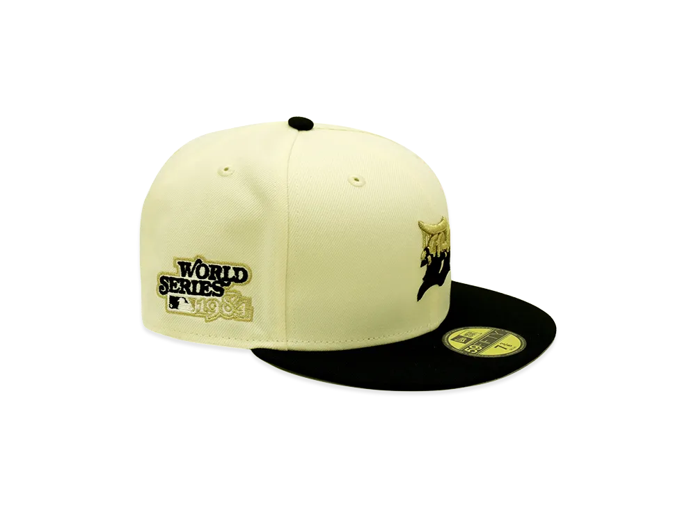 NEW ERA x THE CAP 59Fifty Super Drip Detroit Tigers "Chrome White/Black"