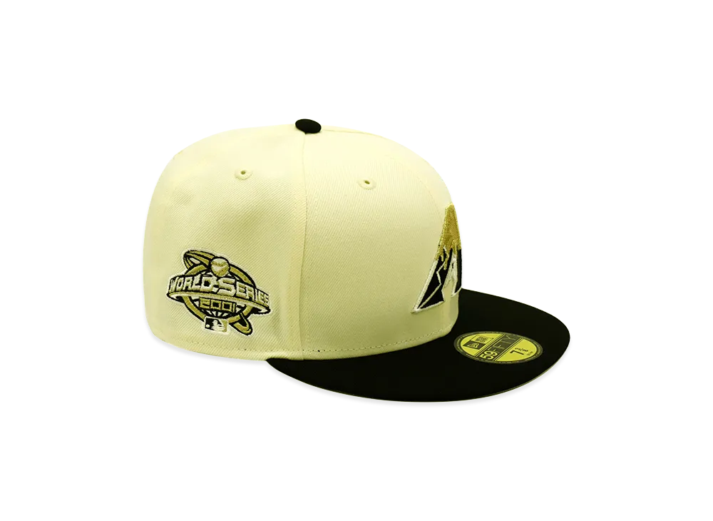 NEW ERA x THE CAP 59Fifty Super Drip Arizona Diamondbacks "Chrome White/Black"