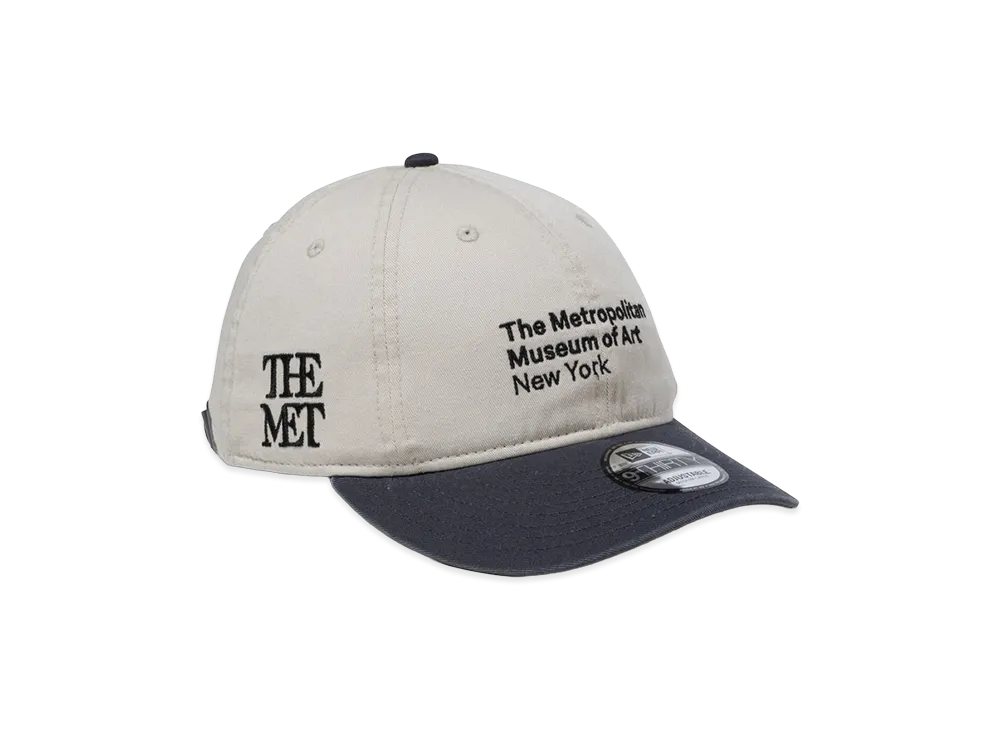 NEW ERA x The Met 9Thirty Leather Strap "Stone/Dark Graphite"