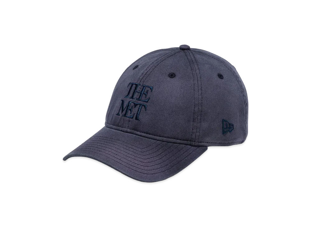 NEW ERA x The Met 9Forty Unstructured "Washed Navy"
