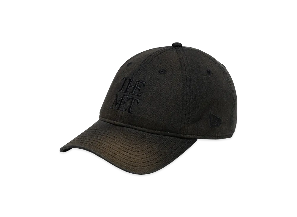 NEW ERA x The Met 9Forty Unstructured "Washed Black"