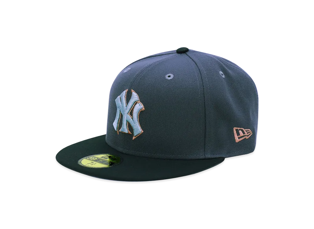 NEW ERA x THE CAP 59Fifty Jupiter New York Yankees "Graphite/Black"