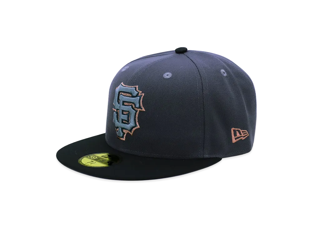 NEW ERA x THE CAP 59Fifty Jupiter San Francisco Giants "Graphite/Black"