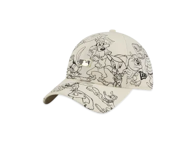 NEW ERA x Looney Tunes x MLB Casual Classic Metal Logo "Chrome White"