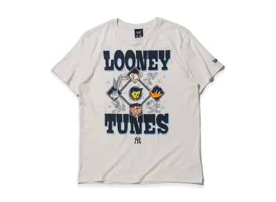 NEW ERA x Looney Tunes x MLB Short Sleeve Cotton T-Shirt New York Yankees "Chrome White"