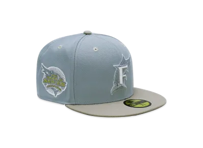 NEW ERA x THE CAP 59Fifty Sway Shoreline Florida Marlins "Snow Grey/Stone"
