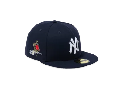 NEW ERA 59Fifty MLB State Flowers New York Yankees "Navy"