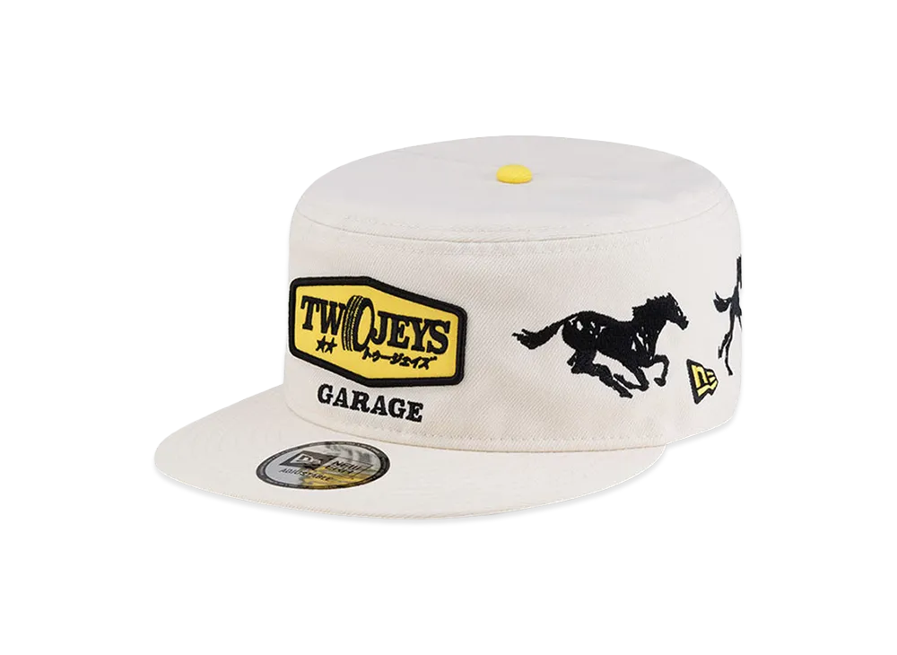 NEW ERA x Twojeys Pillbox Adjustable Allover "Stone"
