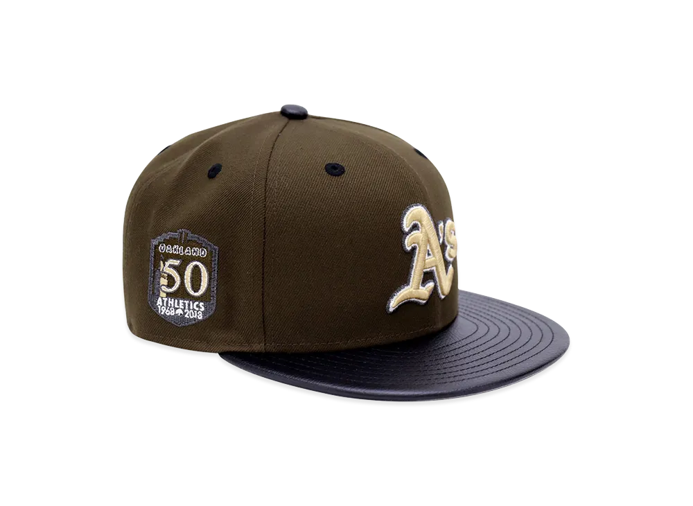 NEW ERA x THE CAP 59Fifty LVSR Series Oakland Athletics "Brown"