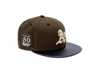 NEW ERA x THE CAP 59Fifty LVSR Series Oakland Athletics "Brown"