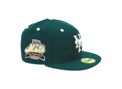NEW ERA x THE CAP 59Fifty Heritage Gold New York Mets "Dark Green"