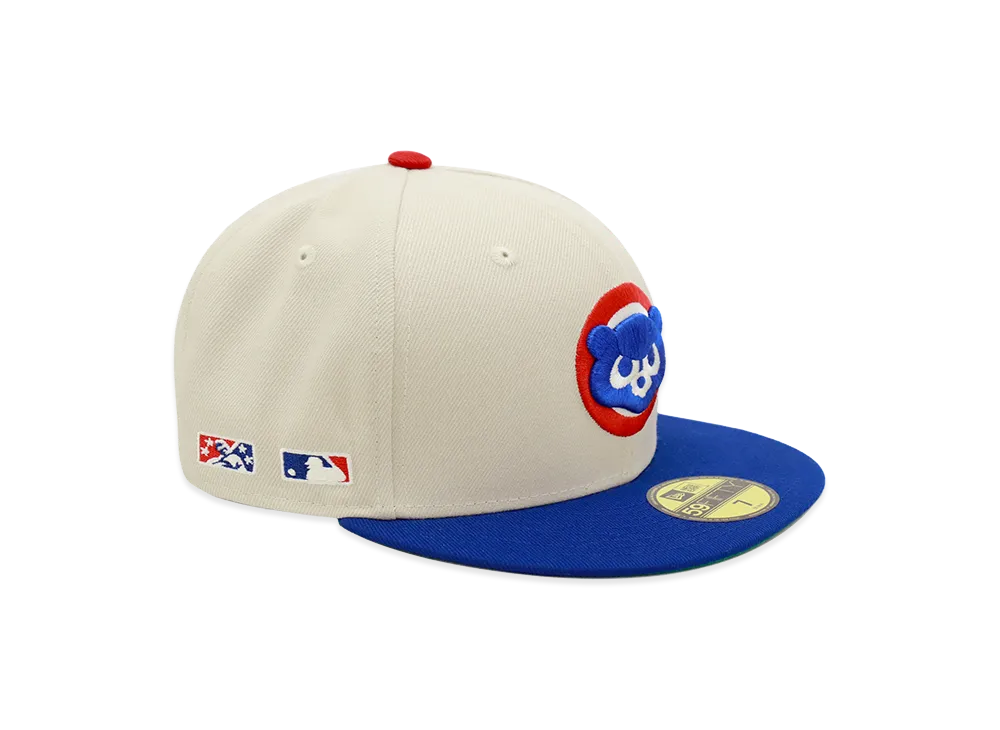 NEW ERA x THE CAP 59Fifty Farm Team Chicago Cubs "Stone/Blue"