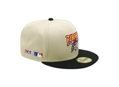 NEW ERA x THE CAP 59Fifty Farm Team Pittsburgh Pirates "Stone/Black"