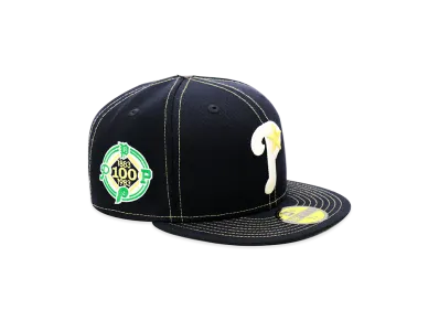 NEW ERA x THE CAP 59Fifty Old Stitch Philadelphia Phillies "Navy"