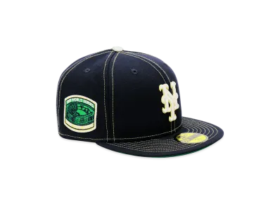 NEW ERA x THE CAP 59Fifty Old Stitch New York Mets "Navy"