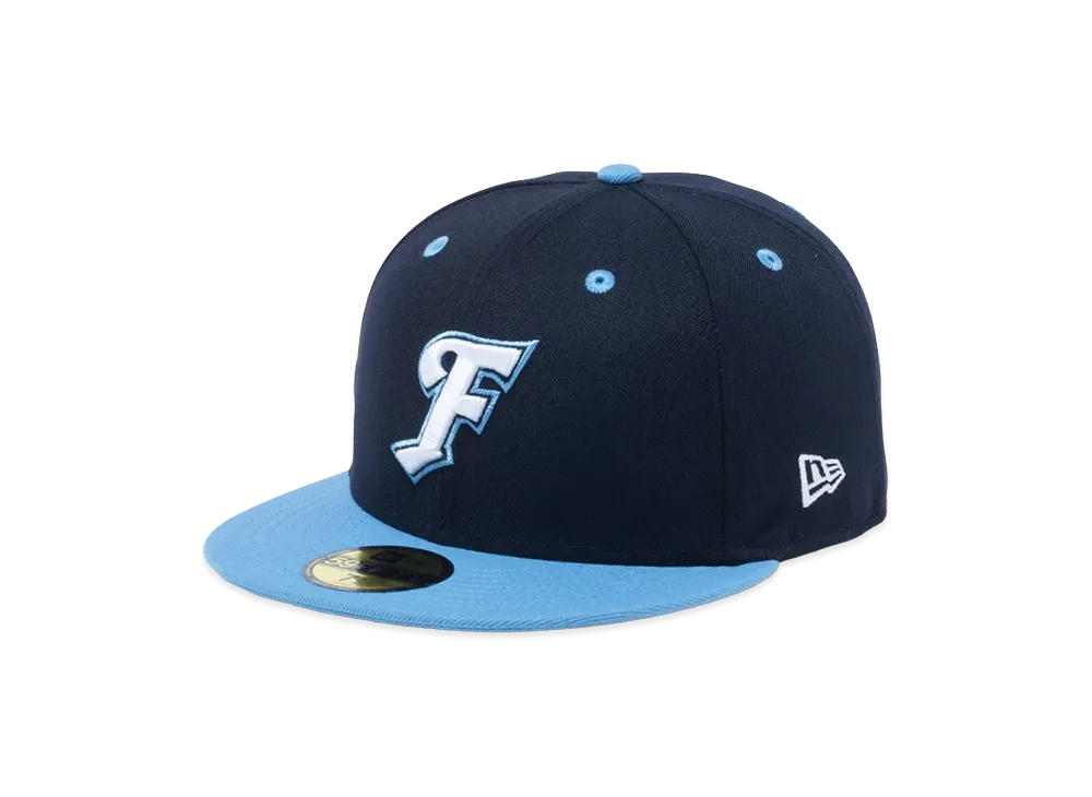 NEW ERA 59Fifty Kawasaki Frontale "Navy Sky Blue Visor"