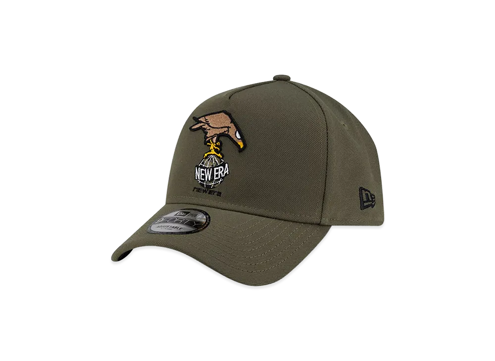 NEW ERA x Rodrigo Roji 9Forty A-Frame Soccer "Olive"