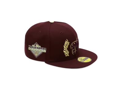 NEW ERA x THE CAP 59Fifty Laurel Wreath Washington Nationals "Maroon"