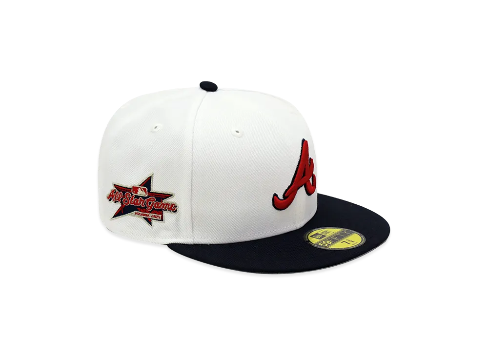 NEW ERA x THE CAP 59Fifty July 4th Atlanta Braves "White/Navy"